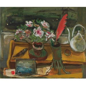 MARIE-LOUISE MOTESICZKY (Vienna 1906 - 1996 London), Still Life with Azalea