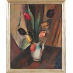 SERGIUS PAUSER (Vienna 1896 - 1970 Klosterneuburg), Bouquet of Tulips