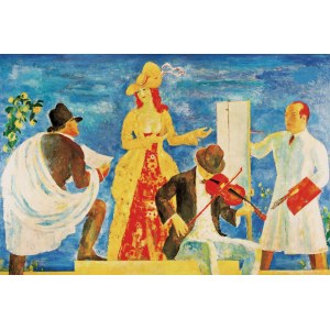 WILHELM THÖNY (Graz 1888 - 1949 New York), The Fine Arts, 1923