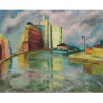 WILLY EISENSCHITZ (Vienna 1889 - 1974 Paris), Canal Saint-Martin, Paris