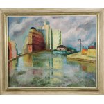 WILLY EISENSCHITZ (Vienna 1889 - 1974 Paris), Canal Saint-Martin, Paris
