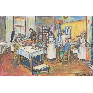 FRANZ VON ZÜLOW (Vienna 1883 - 1963), Surgery Room, 1922