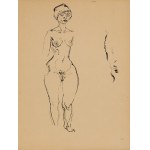 GEORGE GROSZ (Berlin 1893 - 1959 Berlin), Standing Nude, 1914