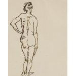 GEORGE GROSZ (Berlin 1893 - 1959 Berlin), Standing female Nude