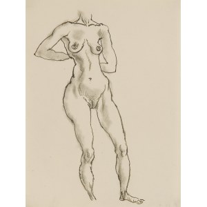 GEORGE GROSZ (Berlin 1893 - 1959 Berlin), standing nude II, 1914