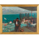 EDUARD NIETHAMMER (Basel 1884 - 1967 Basel), View over Lake Geneva