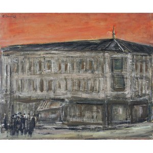 ERICH SCHMID (Vienna 1908 - 1984 Paris), Red Sky, 1967