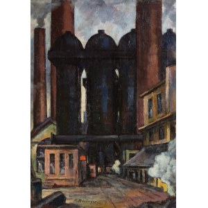 RICHARD BIRINGER (Höchst at Main 1877 - 1947 Höchst at Main), Krupp Factory Engers at Rhine, around 1925/30