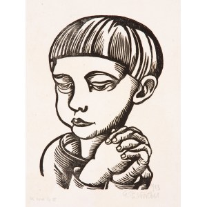 GEORG PHILIPP WÖRLEN (Dillingen at Danube 1886 - 1954 Passau), Boy with folded Hands