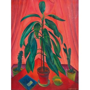 FRITZ GREWENIG (Hausweiler 1891 - 1974 Trier), Still Life with Gum Tree, 1924