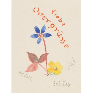 OSKAR LASKE (Czernowitz 1874 - 1951 Vienna), Easter Greetings