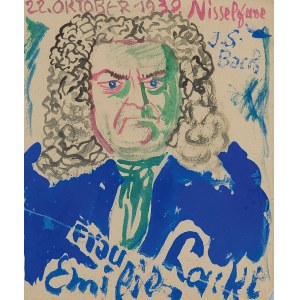 OSKAR LASKE (Czernowitz 1874 - 1951 Vienna), Johann Sebastian Bach, 1938