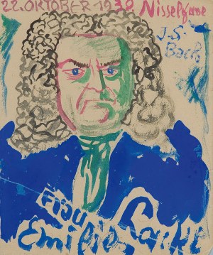 OSKAR LASKE (Czernowitz 1874 - 1951 Vienna), Johann Sebastian Bach, 1938