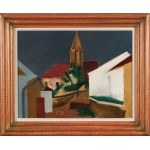 JOSEF DOBROWSKY (Karlsbad 1889 - 1964 Vienna), Church Klein-Pöchlarn