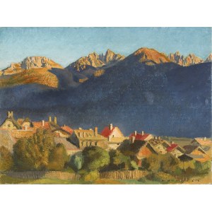 WALTER HONEDER (Hadersdorf-Weidlingau 1906 - 2006 Innsbruck ), View over the Kalkkögel