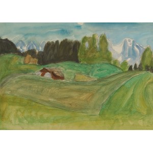 ALFONS WALDE (Oberndorf 1891 - 1958 Kitzbühel), Summer Pasture