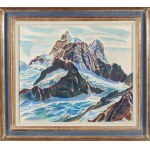 THEODOR ALESCHA (Vienna 1898 - 1991 Lilienfeld), Blick vom Matterhorn, 1934