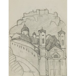HERBERT GURSCHNER (Innsbruck 1901 - 1975 London), Fortress Hohensalzburg, 1921