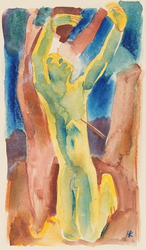 KARL HAUK (Klosterneuburg 1898 - 1974 Vienna), Saint Sebastian, um 1924