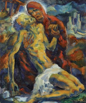 KARL HAUK (Klosterneuburg 1898 - 1974 Vienna), Pietá, 1923