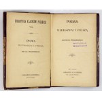 WĘGIERSKI T. K. – Pisma wierszem i prozą. Lwów 1882 - półskórek