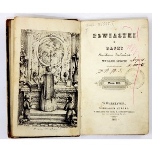 S. JACHOWICZ - Powiastki i bajki. T. 3. 1842.