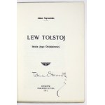 SZYMAŃSKI Adam - Lew Tołstoj. Istota jego działalności. Kraków 1911. Nakładem autora. 16d, s. 11....