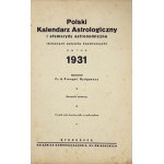 Polski Kalendarz Astrologiczny i efemerydy astronomiczne na rok 1931