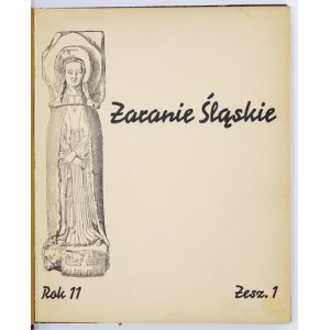 ZARANIE Śląskie. Kwartalnik regjonalny. R. 11, z.1-4: 1935.