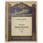 SOKOLNICKI Michał - Wojna polsko-rosyjska w roku 1831. Poznań 1919. Wielkopolska Księgarnia Nakładowa K. Rzepeckiego....