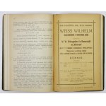 SZCZERBOWSKI Ignacy - Skorowidz leśny na rok 1908. Rocznik II - w dwóch tomach. T. 1. Lwów [przedm. 1907]. Nakł....