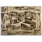 KRYNICA - folder reklamowy, lata 1930-te. Format: 33x46,5 cm, po złożeniu 16,5x11,...