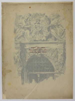 Gumowski J.  - Gdańsk: Portal w ratuszu polskim. Litografia 1928