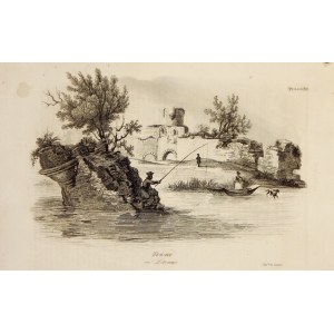 Widok na ruiny w Kownie. Paryż 1835-1842