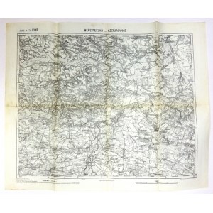 [BERESTECZKO und SZCZUROWICE]. Zone 4. Col. XXXII. Mapa form. 39x49 cm, na ark. 45,5x55,...