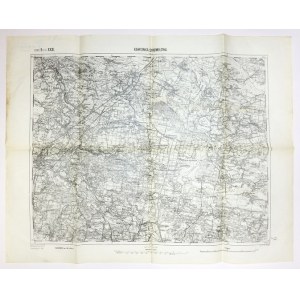 [KAMIONKA STRUMIŁOWA]. Zone 5. Col. XXXI. Mapa form. 38x48,5 cm, na ark. 45,5x58 cm.