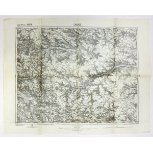 [ZAŁOŹCE]. Zone 6. Col. XXXIII. Mapa form. 38,5x48,5 cm, na ark. 45,5x58 cm.