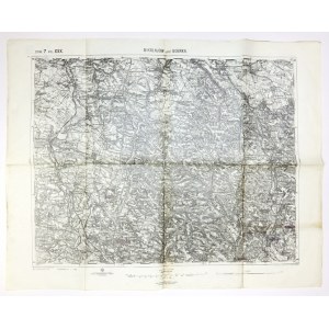 [MIKOŁAJÓW und BOBRKA]. Zone 7. Col. XXX. Mapa form. 38,5x49 cm, na ark. 45,5x58 cm.