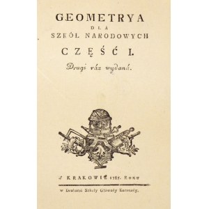 L&#39;HUILLIER S. - Geometrya dla szkół narodowych. 1785
