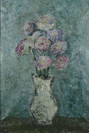 Krystyna PELLETIER (1914-2007), Kwiaty w wazonie, 1958