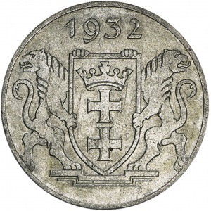 5 Guldenów 1932 Żuraw