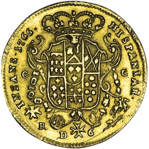 Włochy, Neapol, Ferdynand IV, 6 ducati 1766