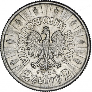 2 złote 1934 Piłsudski