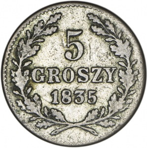 Wolne Miasto Kraków 5 groszy 1835