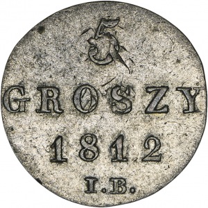 5 groszy 1812 I.B.