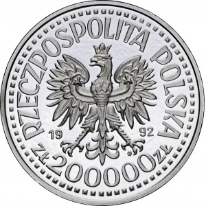 Próba NIKIEL 200.000 złotych 1992 Władysław III Warneńczyk