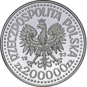 Próba NIKIEL 200.000 złotych 1993 Ruch Oporu 1939-1945