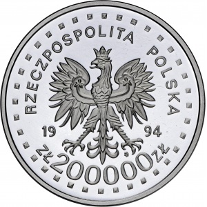 Próba NIKIEL 200.000 złotych 1994, 200 rocznica Powstania Kościuszkowskiego