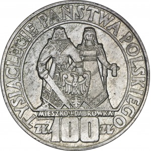 100 zł 1966 Mieszko i Dąbrówka