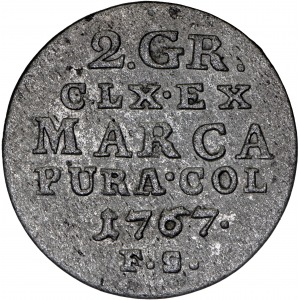 Półzłotek 1767 (fals pruski)